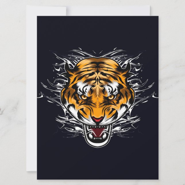 Tiere Niedlich Tiger | In der Badewanne Mauer (Vorderseite)
