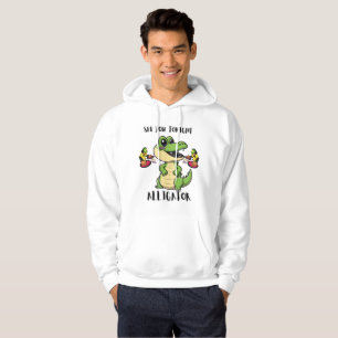 Tiere Party Alligator Hoodie
