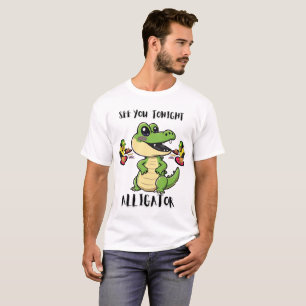 Tiere Party Alligator T-Shirt