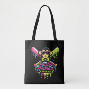 Tiere Party Baseball Lustiger Affe Damen Tasche