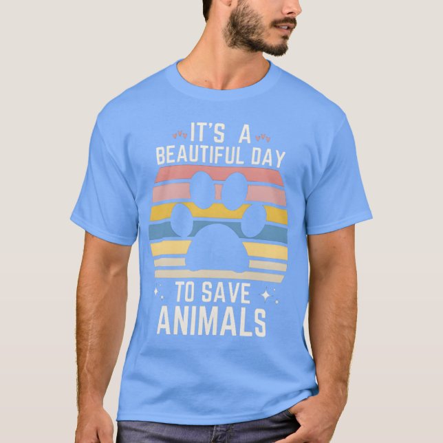 Tiere retten Junge T-Shirt (Vorderseite)