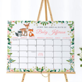 Tiere & rosa Rose Ratschläge Fälligkeitstermin Poster