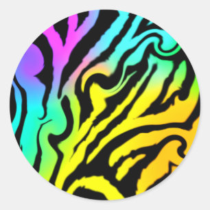 TIERE RUNDER AUFKLEBER