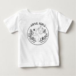 Tiere - Schwarzes Shirt für Baby- und Totenkinder