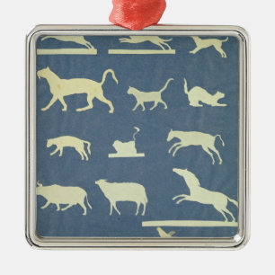 Tiere Silbernes Ornament