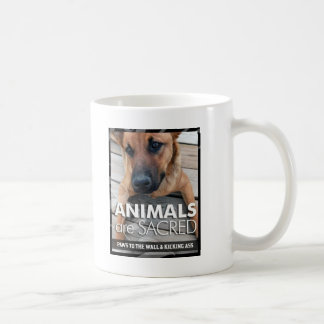 Tiere sind heilig kaffeetasse