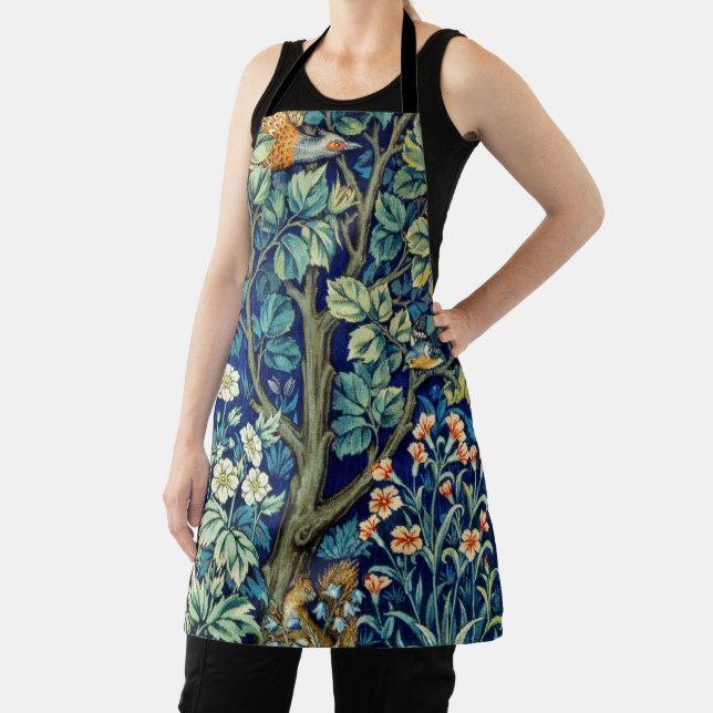 Tiere und Blume, Wald, William Morris Schürze (InSitu)