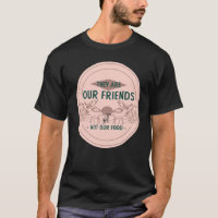 Tiere unsere Freunde nicht zu essen Funny Animal L