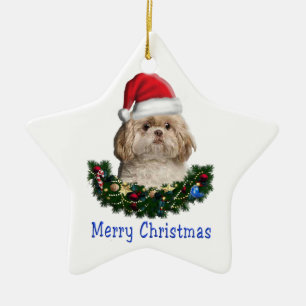 Tiere Weihnachten Keramik Ornament