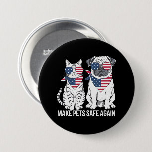 Tiere wieder sicher machen Trump Harris Debatte Hu Button