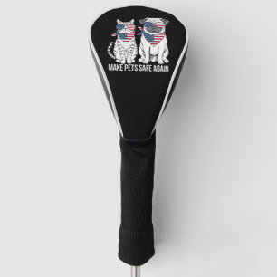 Tiere wieder sicher machen Trump Harris Debatte Hu Golf Headcover
