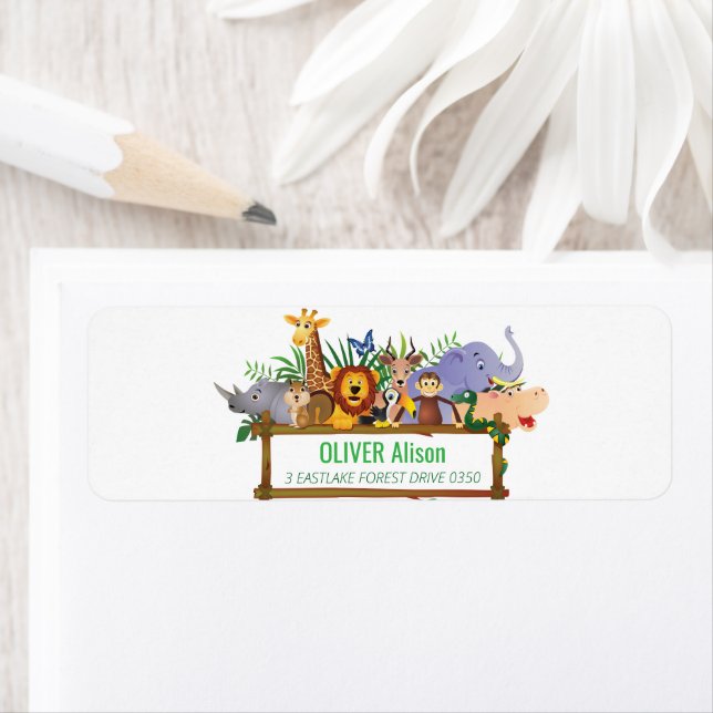 Tiere Wild-One-Jungle-Safari Für Kinder (Insitu)