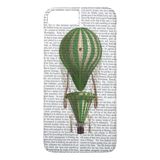 Tiered Hot Air Ballon Green Case-Mate iPhone Hülle (Rückseite)