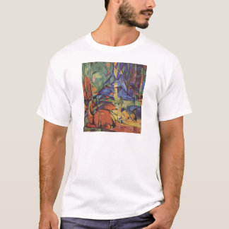 Tierexpressionismus-abstrakter Entwurf T-Shirt