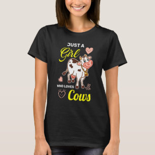 Tierfarm-Frauen sind einfach Mädchen, die Kühe lie T-Shirt
