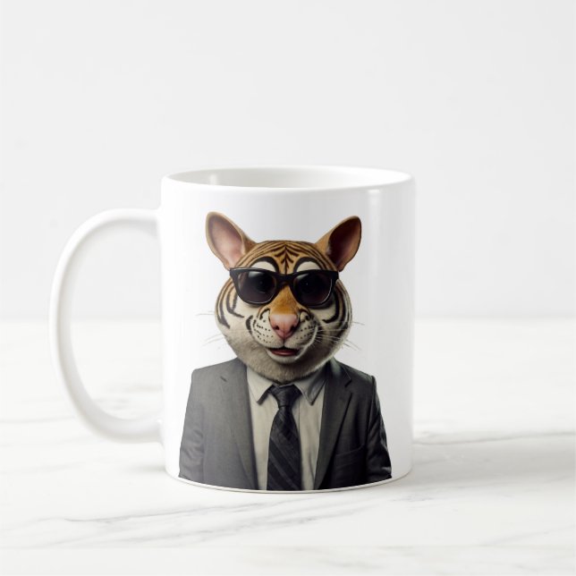 Tierfigur in einer Suite-Tasse Kaffeetasse (Links)