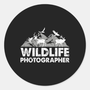 Tierfotografie Runder Aufkleber