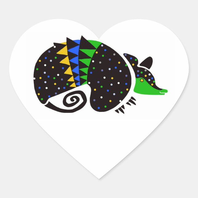 Tierfreund - ARMADILLOS - Aufkleber für Wildtiere (Vorderseite)