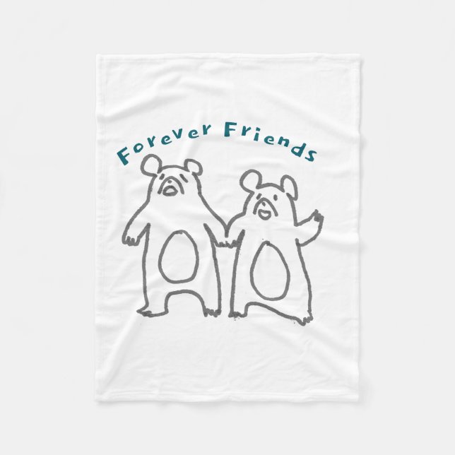 Tierfreunde Fleecedecke (Vorderseite)