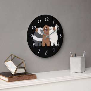 Tierfreunde Große Wanduhr