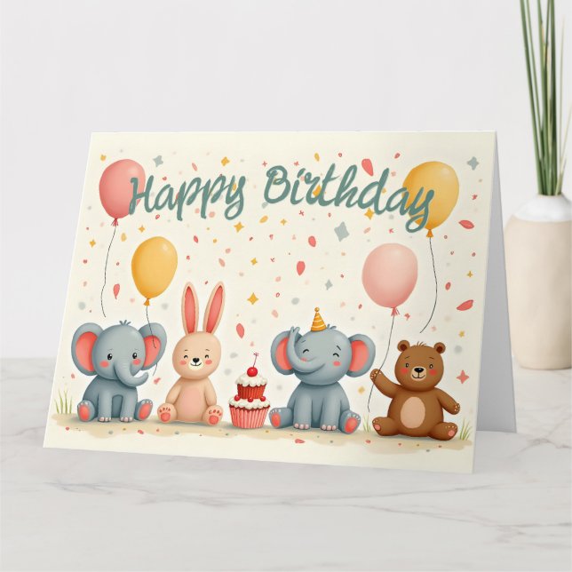 Tierfreunde im Party Magic Karte (Vorderseite)