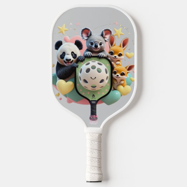 Tierfreunde Pickleball Pickleball Schläger (Vorderseite)