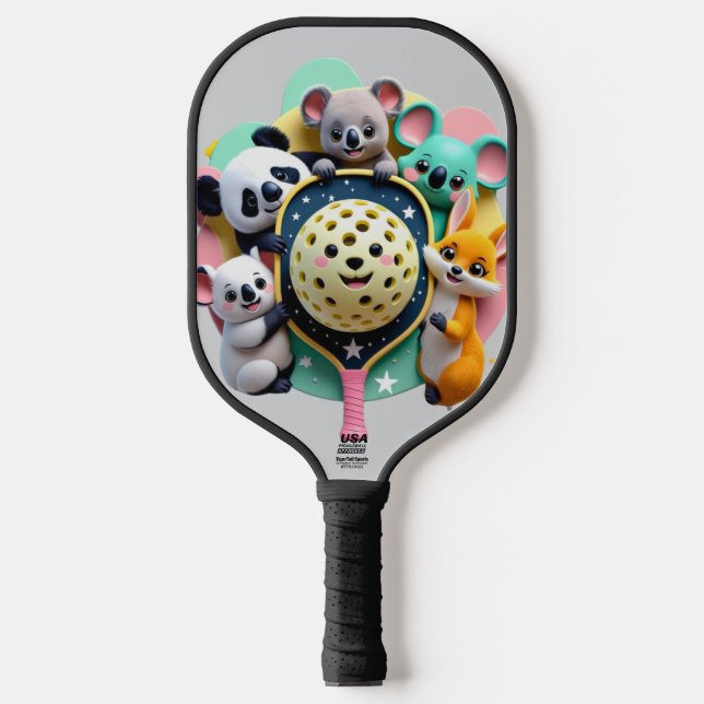 Tierfreunde Pickleball Pickleball Schläger (Vorderseite)