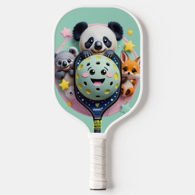 Tierfreunde Pickleball Pickleball Schläger (Vorderseite)