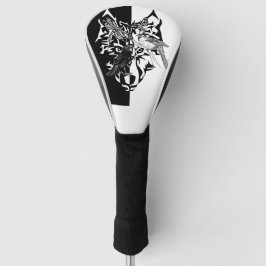 Tierführer in Schwarz-Weiß Golf Head Cover Headcover
