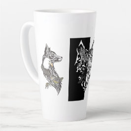 Tierführer Latte Tasse