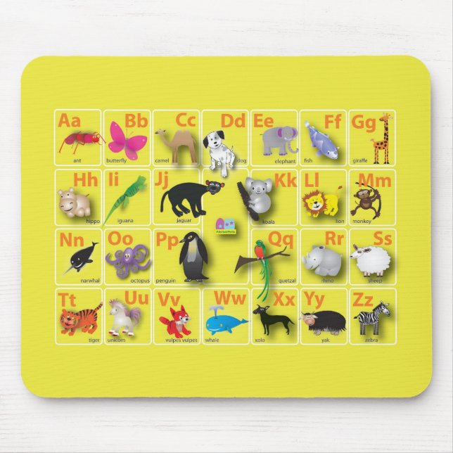 Tiergebiet auf meinem ABC Mousepad (Vorne)
