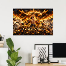 Tiergeist-Fantasie-Adler-Plakat