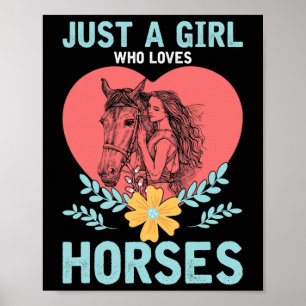 Tiergeschenk Reiten Poster