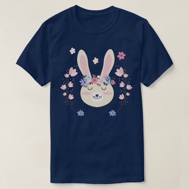 Tiergeschenk Vintages Kaninchen T-Shirt (Design vorne)