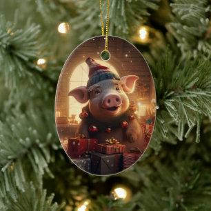 Tiergeschenke, Farm-Lover-Geschenk, Niedliches Sch Keramik Ornament