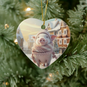 Tiergeschenke, Farm-Lover-Geschenk, Niedliches Sch Keramik Ornament