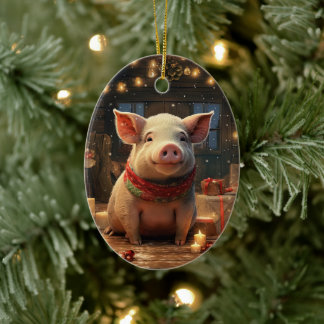Tiergeschenke, Farm-Lover-Geschenk, Niedliches Sch Keramik Ornament