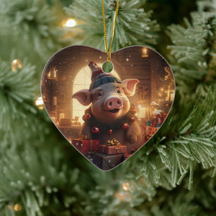 Tiergeschenke, Farm-Lover-Geschenk, Niedliches Sch Keramik Ornament
