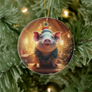 Tiergeschenke, Farm-Lover-Geschenk, Niedliches Sch Keramik Ornament