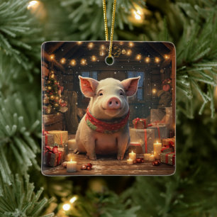 Tiergeschenke, Farm-Lover-Geschenk, Niedliches Sch Keramikornament