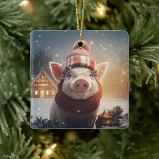 Tiergeschenke, Farm-Lover-Geschenk, Niedliches Sch Keramikornament