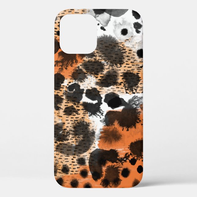Tierhaut: kreatives Leopardenmuster. Case-Mate iPhone Hülle (Rückseite)