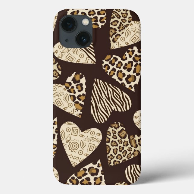 Tierhaut mit Herz Case-Mate iPhone Hülle (Rückseite)