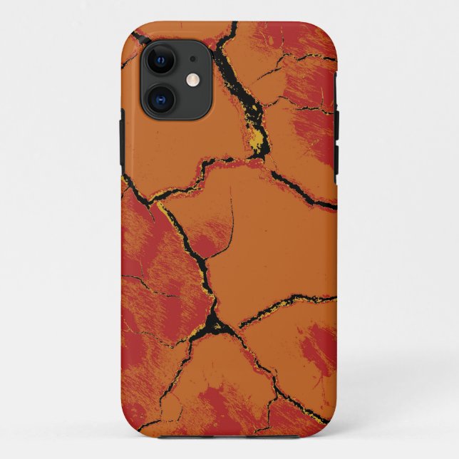 Tierhaut mit Riss-Overlay Case-Mate iPhone Hülle (Rückseite)