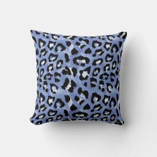 Tierhaut: Wasserfarben-Leopard Kissen