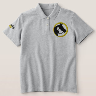 Tierheilung jetzt Frauen bestickter Polo