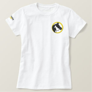 Tierheilung jetzt Frauen bestickter T - Shirt
