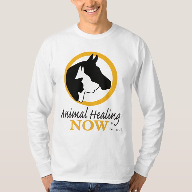 Tierheilung jetzt Männerlangschläfchen-T - Shirt (Vorderseite)