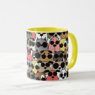 Tierillustration Tasse