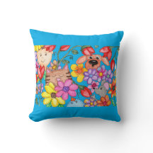 Tierische Freunde unter Blumen